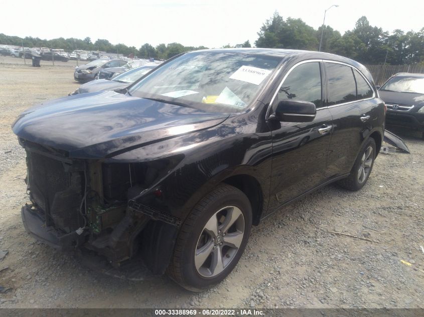 2014 ACURA MDX 5FRYD4H2XEB016993