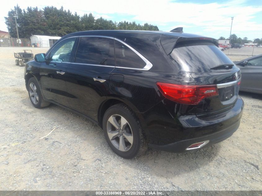 2014 ACURA MDX 5FRYD4H2XEB016993