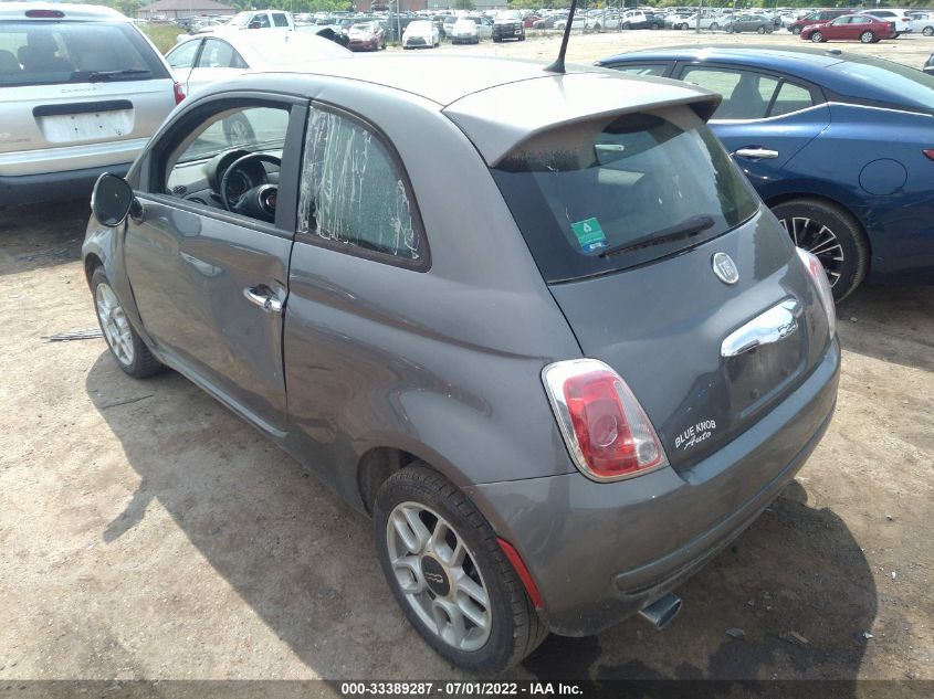 2013 FIAT 500 POP 3C3CFFAR9DT513207