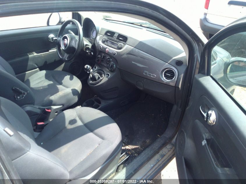 2013 FIAT 500 POP 3C3CFFAR9DT513207