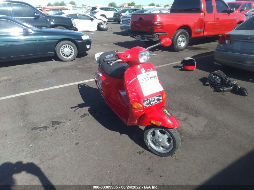 2005 VESPA M198F ZAPM198F055014047