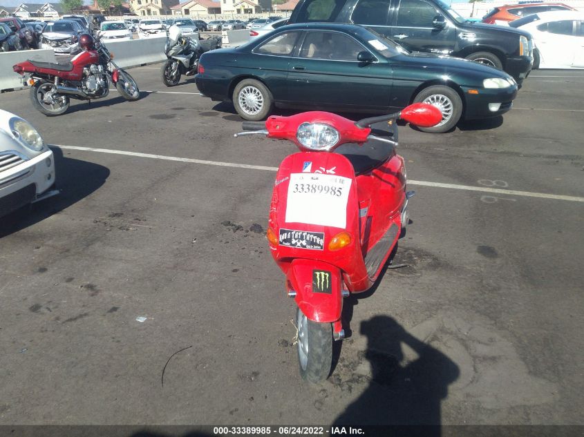 2005 VESPA M198F ZAPM198F055014047