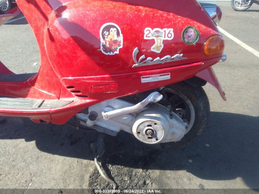 2005 VESPA M198F ZAPM198F055014047