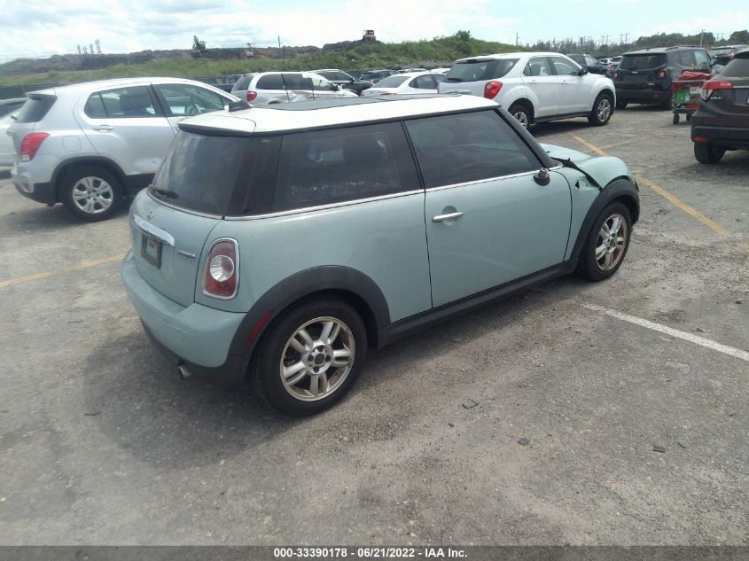 2013 MINI COOPER HARDTOP WMWSU3C59DT683677