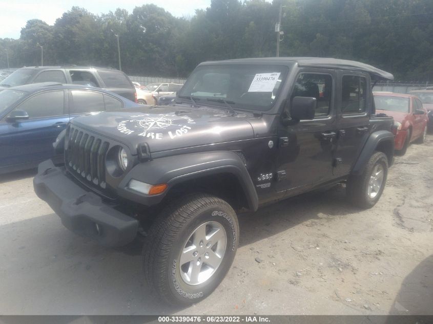 2018 JEEP WRANGLER UNLIMITED SPORT 1C4HJXDG2JW211909