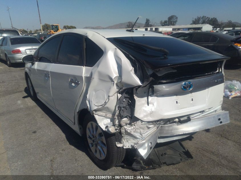 2015 TOYOTA PRIUS PLUG-IN JTDKN3DP1F3070987