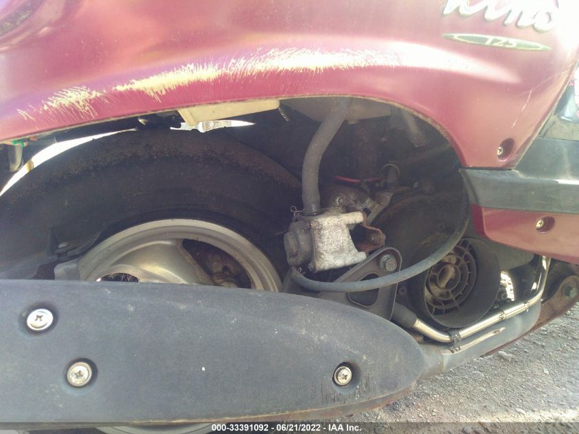 2005 YAMAHA XC125 V LPRSE13YX5A301422