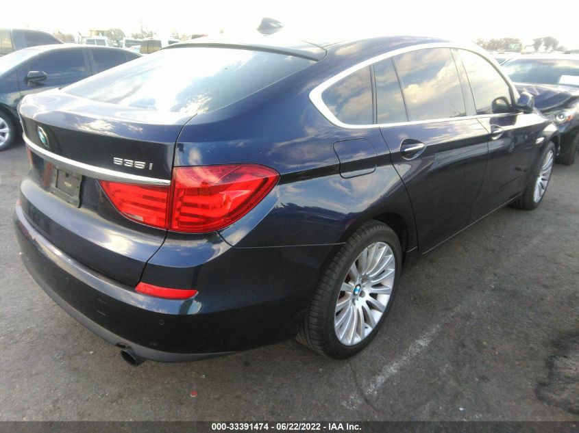 2013 BMW 5 SERIES GRAN TURISMO 535I WBASN2C5XDC202942