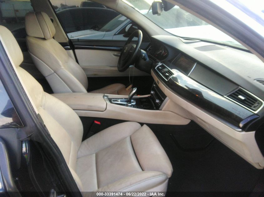 2013 BMW 5 SERIES GRAN TURISMO 535I WBASN2C5XDC202942