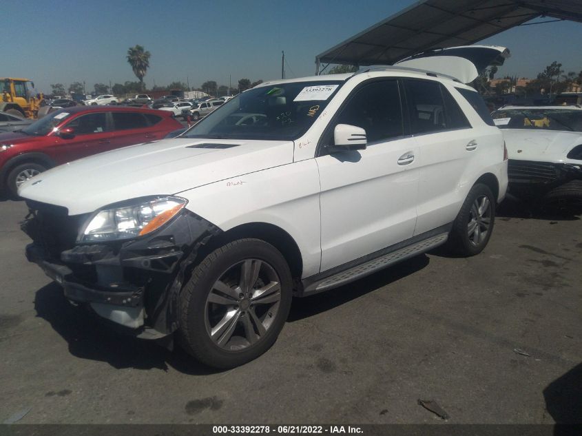 2015 MERCEDES-BENZ M-CLASS ML 350 4JGDA5JB7FA523610