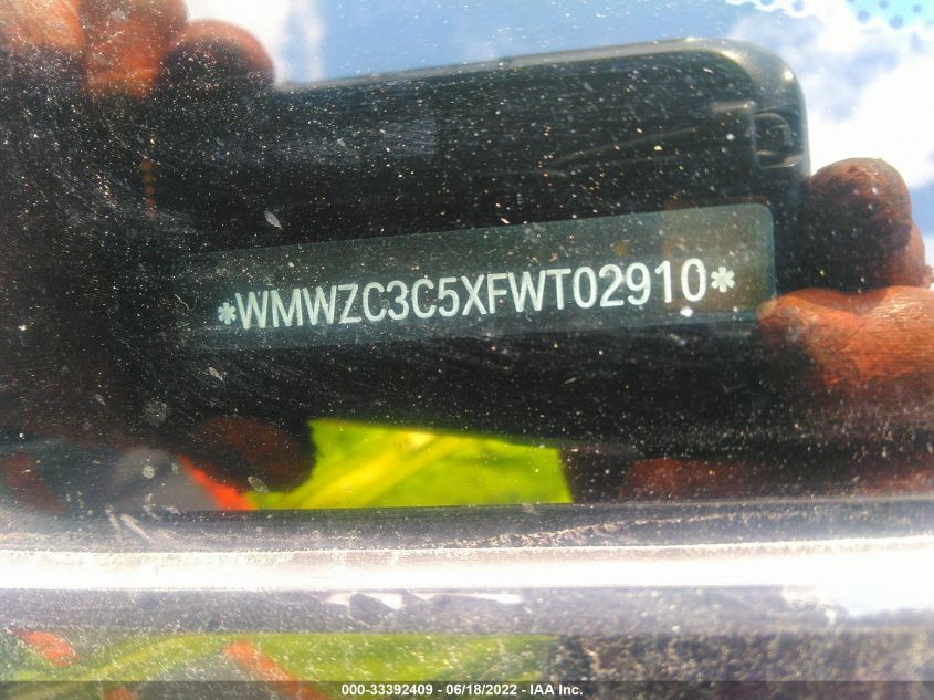 2015 MINI COOPER COUNTRYMAN S WMWZC3C5XFWT02910
