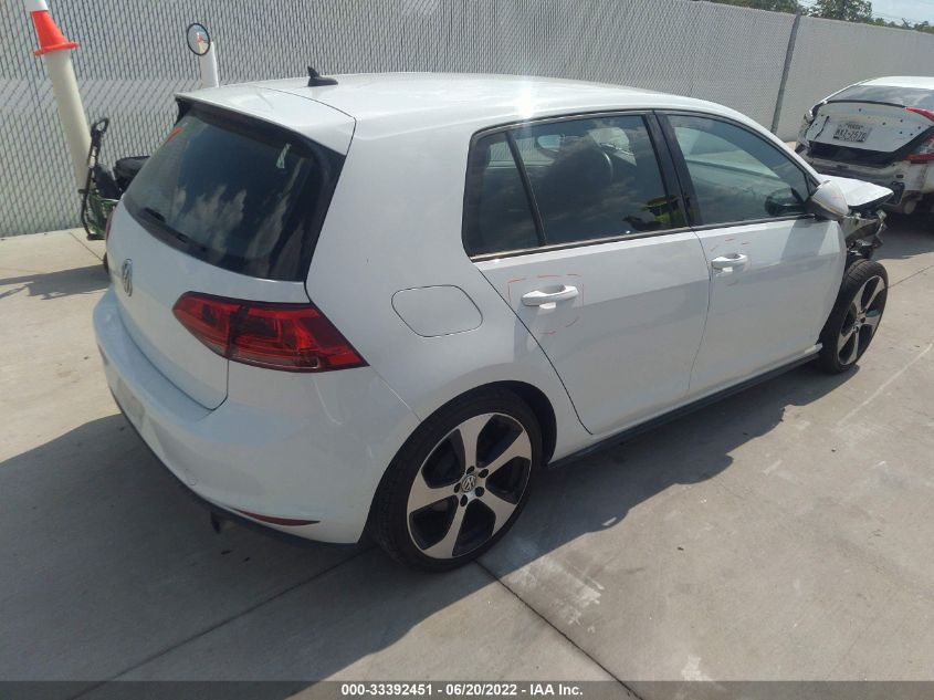 2017 VOLKSWAGEN GOLF GTI S/SE/AUTOBAHN/SPORT 3VW4T7AU1HM025143