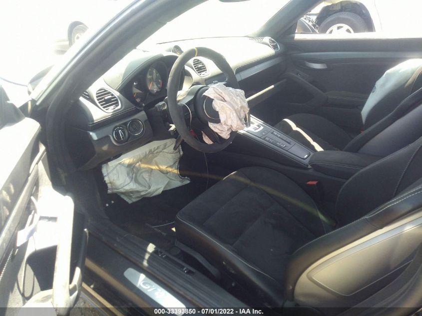 2021 PORSCHE 718 CAYMAN GT4 WP0AC2A81MK289072