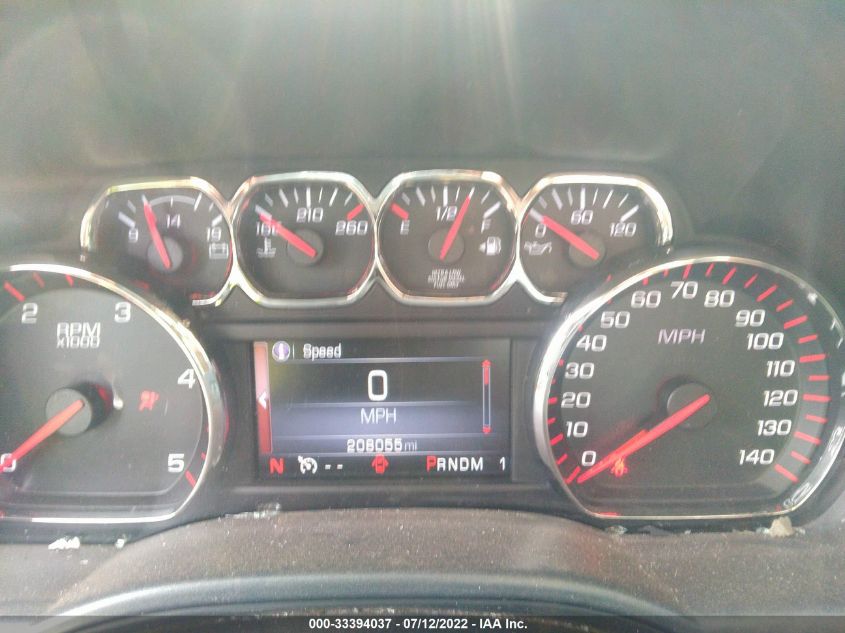 2016 GMC SIERRA 2500HD SLT 1GT12TE82GF193094