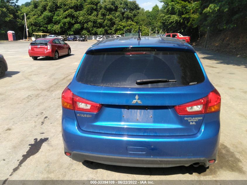 2015 MITSUBISHI OUTLANDER SPORT 2.4 ES 4A4AR3AW4FE047695
