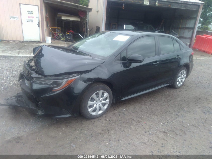 VIN JTDEPMAE7MJ124222 2021 TOYOTA COROLLA LE