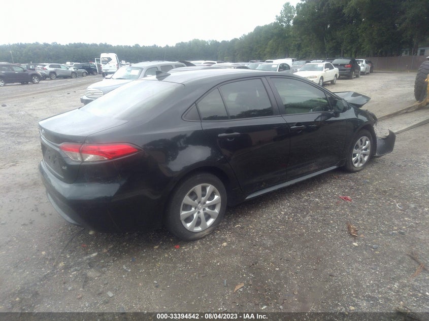 VIN JTDEPMAE7MJ124222 2021 TOYOTA COROLLA LE
