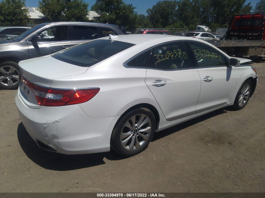 2014 HYUNDAI AZERA KMHFG4JG0EA397473