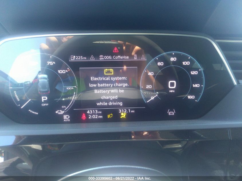 2021 AUDI E-TRON PREMIUM PLUS WA12AAGE8MB002709