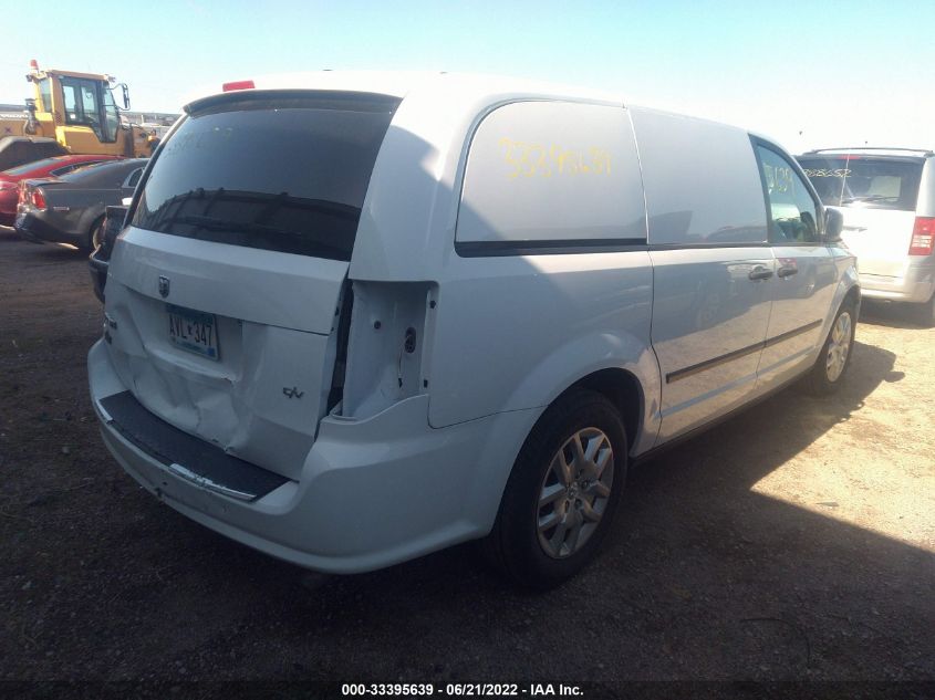 2014 RAM CARGO VAN TRADESMAN 2C4JRGAG3ER466050