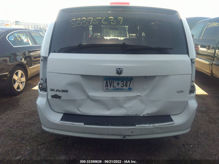 2014 RAM CARGO VAN TRADESMAN 2C4JRGAG3ER466050