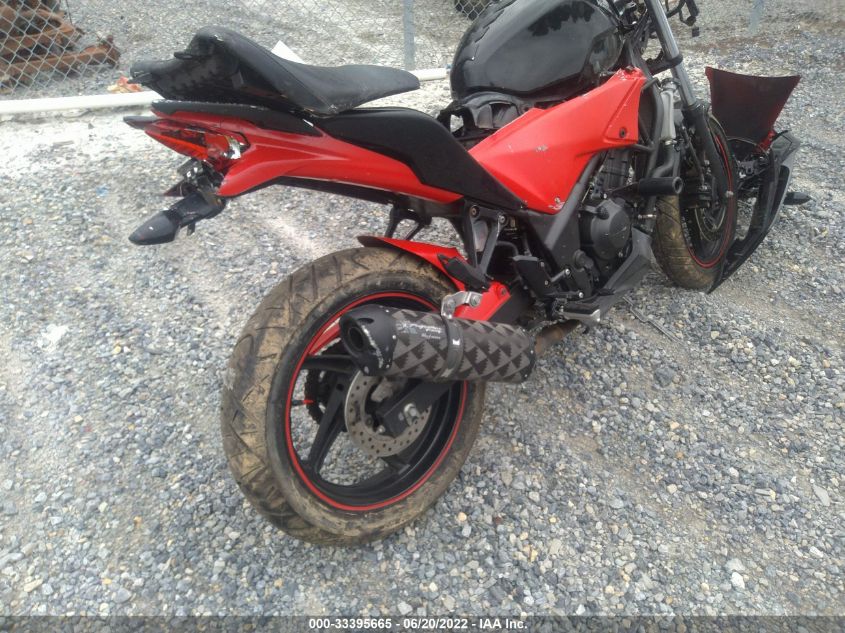 2012 HONDA CBR250 R MLHMC4101C5202722