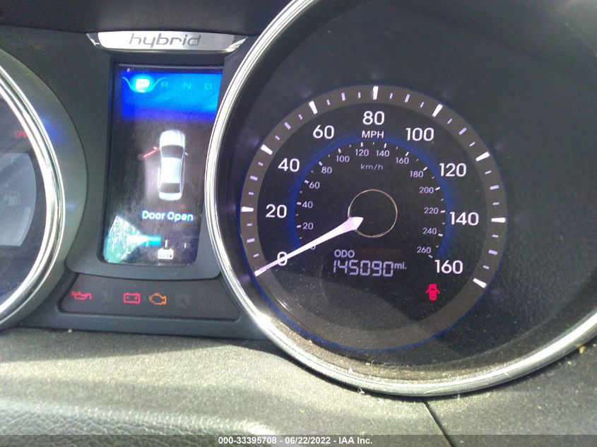 2014 HYUNDAI SONATA HYBRID LIMITED KMHEC4A47EA112877