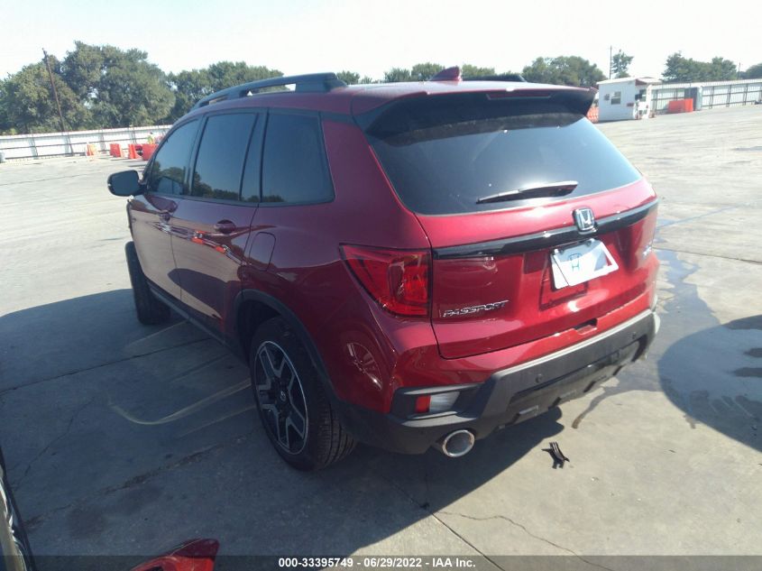 2022 HONDA PASSPORT ELITE 5FNYF8H07NB010036