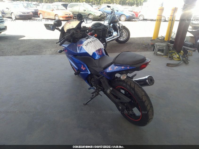 2009 KAWASAKI EX250 J JKAEXMJ169DA30820