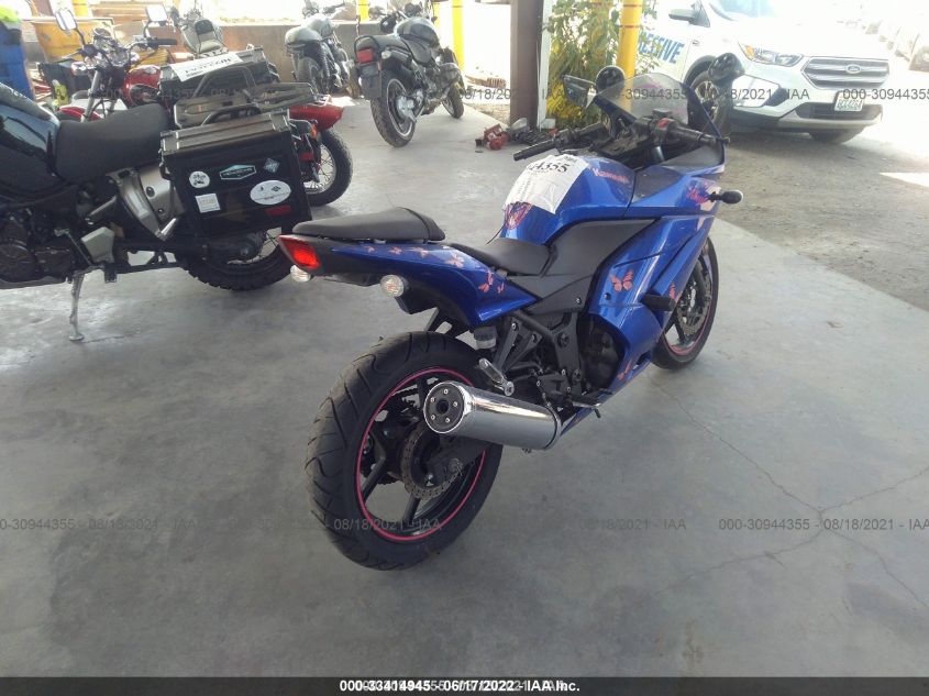 2009 KAWASAKI EX250 J JKAEXMJ169DA30820