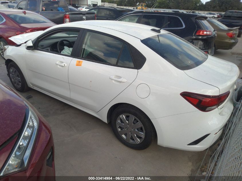2022 KIA RIO S 3KPA24AD6NE435515