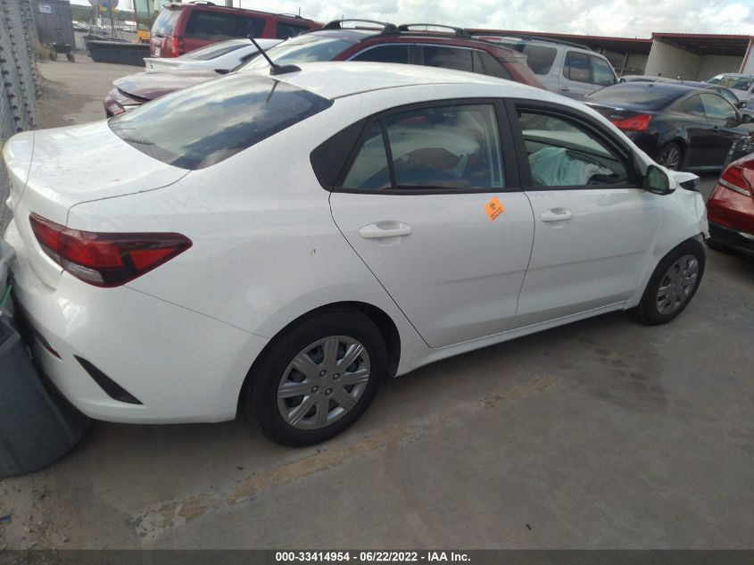 2022 KIA RIO S 3KPA24AD6NE435515
