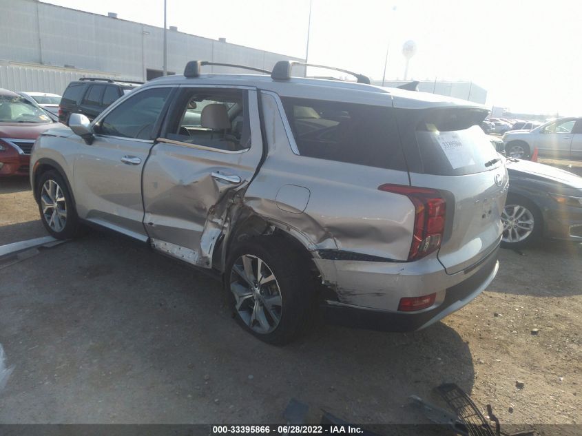 2022 HYUNDAI PALISADE SEL KM8R44HE2NU344217