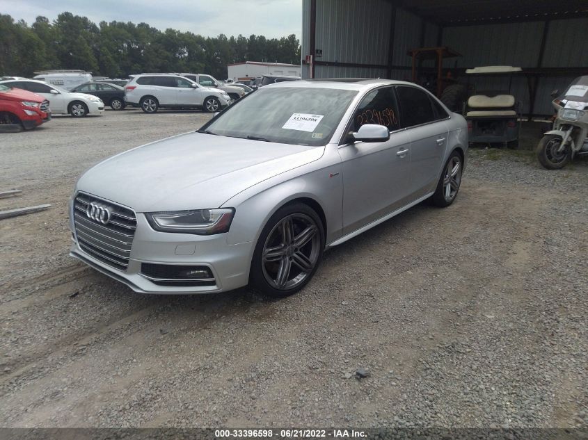 2014 AUDI S4 PREMIUM PLUS WAUBGAFL9EA151011