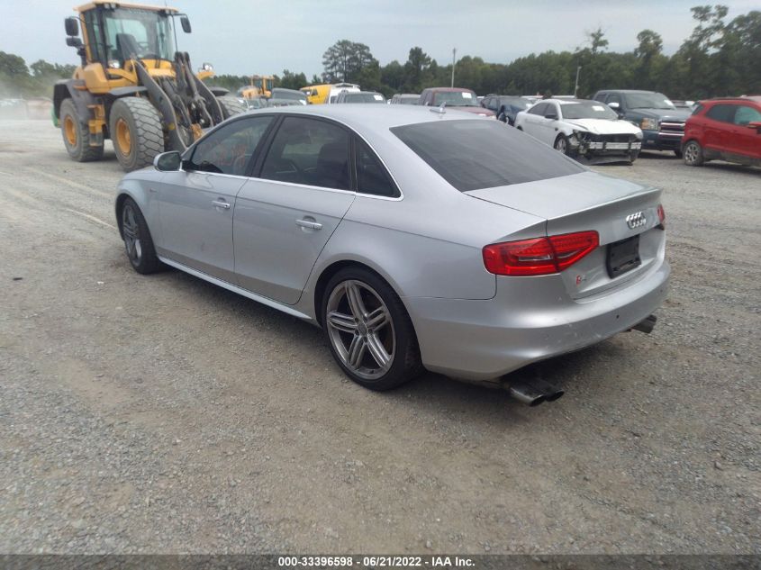 2014 AUDI S4 PREMIUM PLUS WAUBGAFL9EA151011