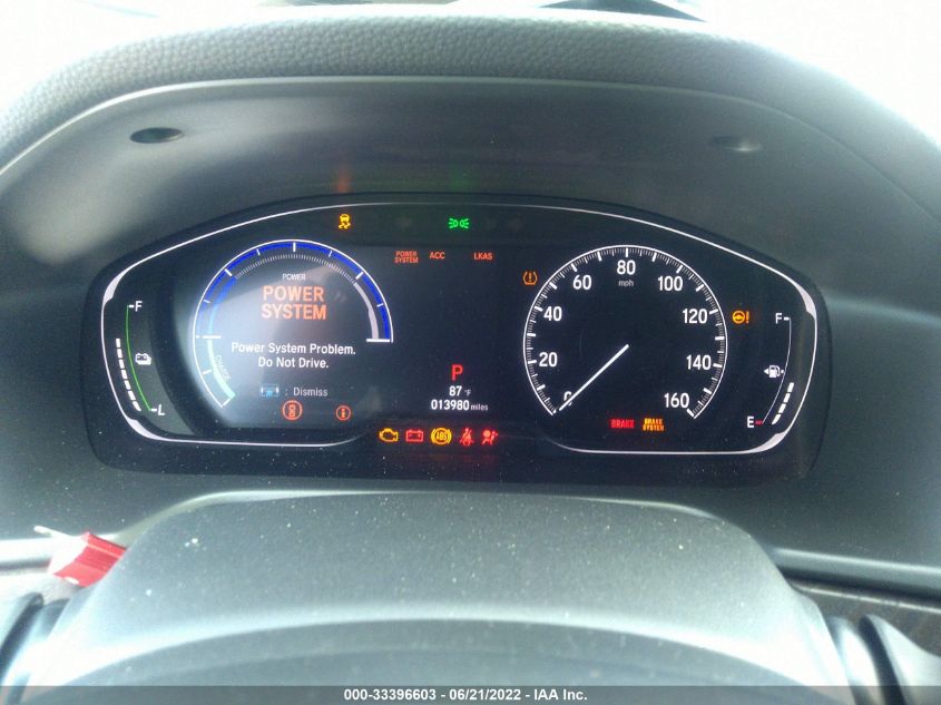 2020 HONDA ACCORD HYBRID TOURING 1HGCV3F97LA014516