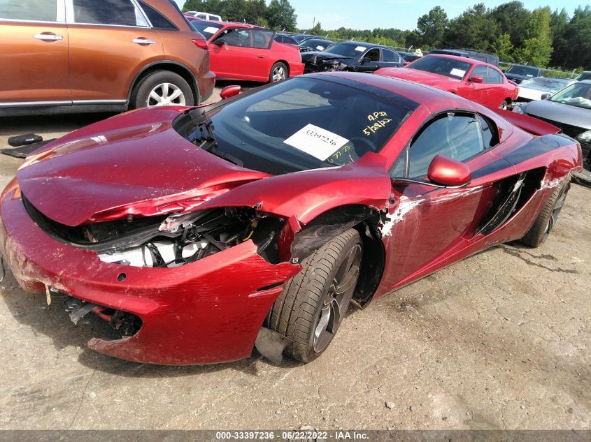 2013 MCLAREN AUTOMOTIVE MP4-12C SPIDER SBM11BAA0DW001972