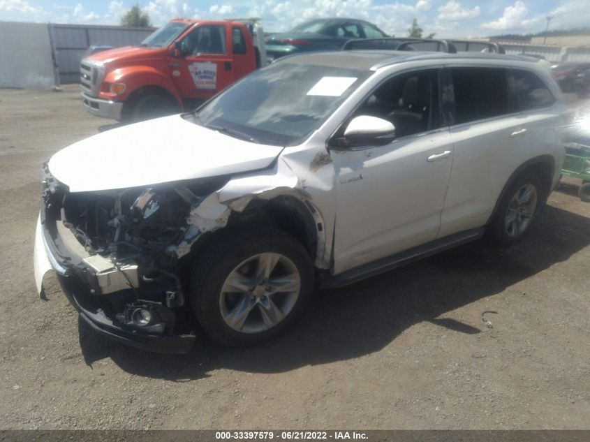 2015 TOYOTA HIGHLANDER HYBRID LIMITED 5TDDCRFH9FS008906