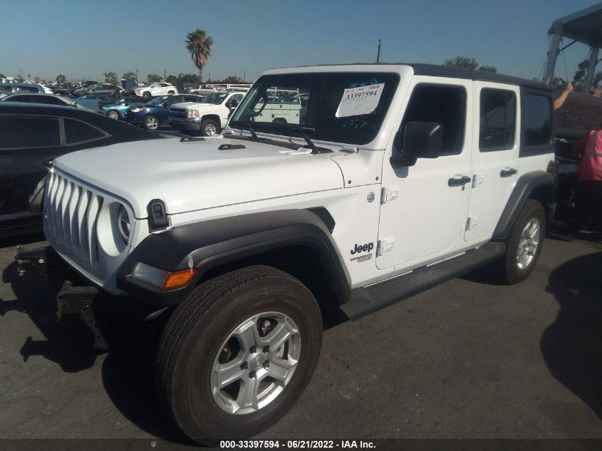 2021 JEEP WRANGLER UNLIMITED SPORT S 1C4HJXDN8MW680182