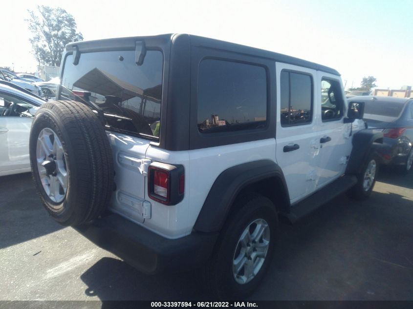 2021 JEEP WRANGLER UNLIMITED SPORT S 1C4HJXDN8MW680182