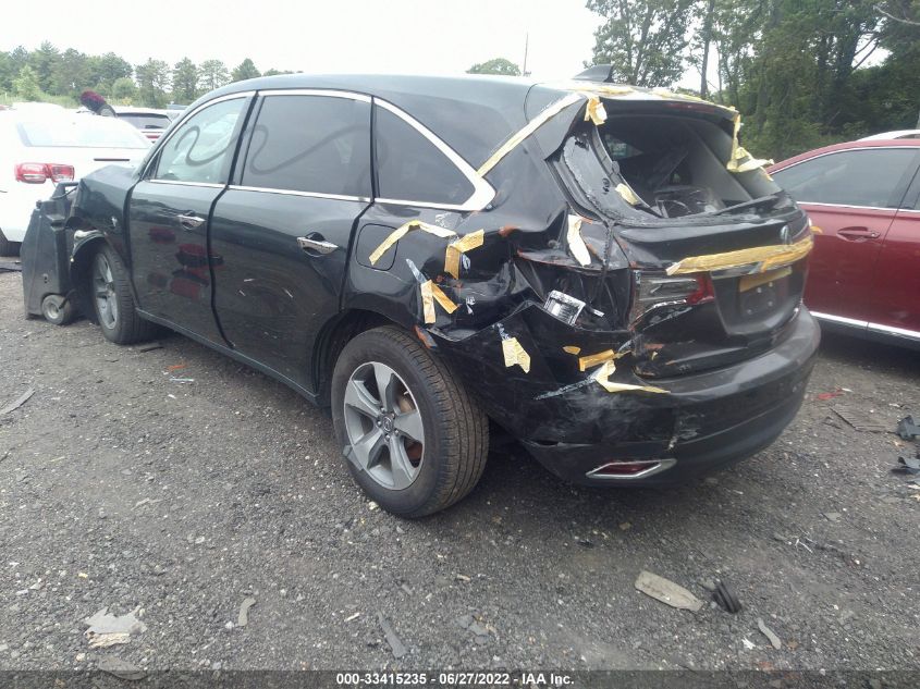 2016 ACURA MDX 5FRYD4H2XGB029438