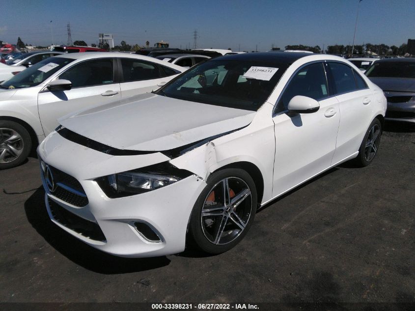 2019 MERCEDES-BENZ A-CLASS A 220 WDD3G4EB3KW020629