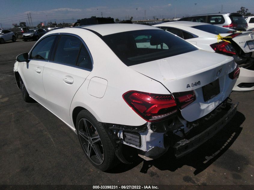 2019 MERCEDES-BENZ A-CLASS A 220 WDD3G4EB3KW020629