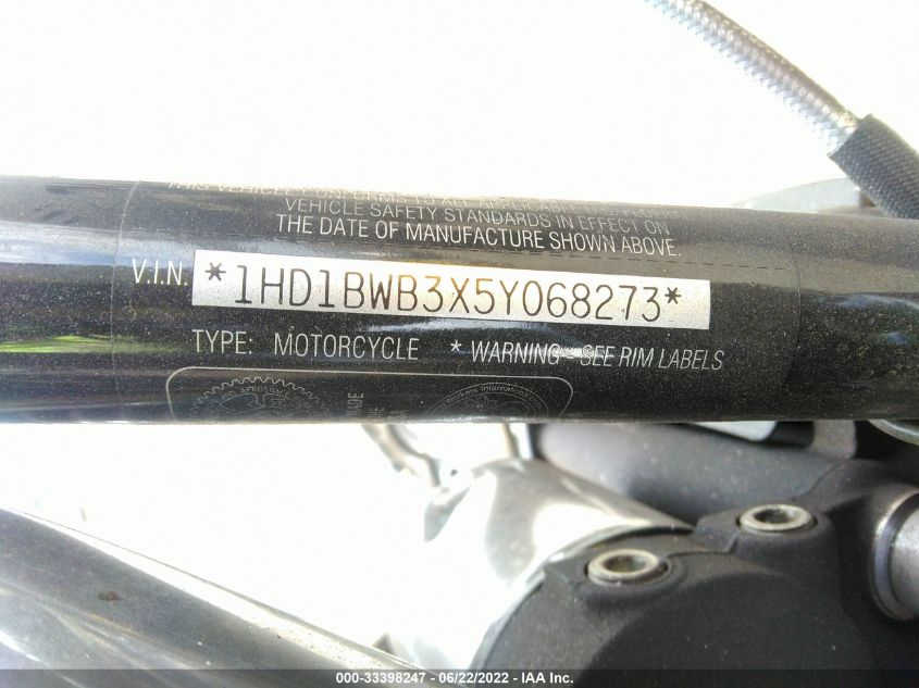 2005 HARLEY-DAVIDSON FLSTCI 1HD1BWB3X5Y068273