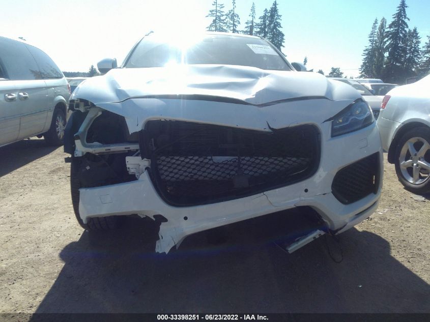 2019 JAGUAR F-PACE S SADCM2FV9KA356416