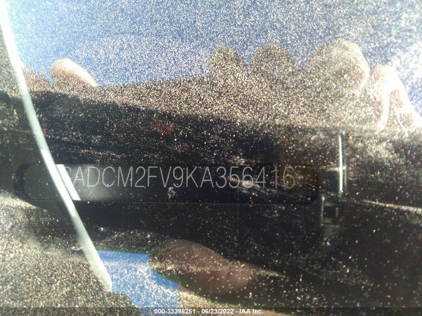 2019 JAGUAR F-PACE S SADCM2FV9KA356416