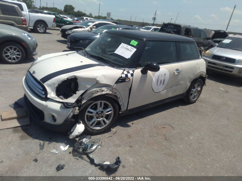 2013 MINI COOPER HARDTOP WMWSU3C58DT688689