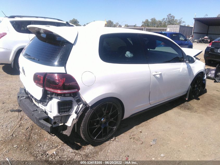 2013 VOLKSWAGEN GTI W/CONV & SUNROOF WVWED7AJ4DW123765