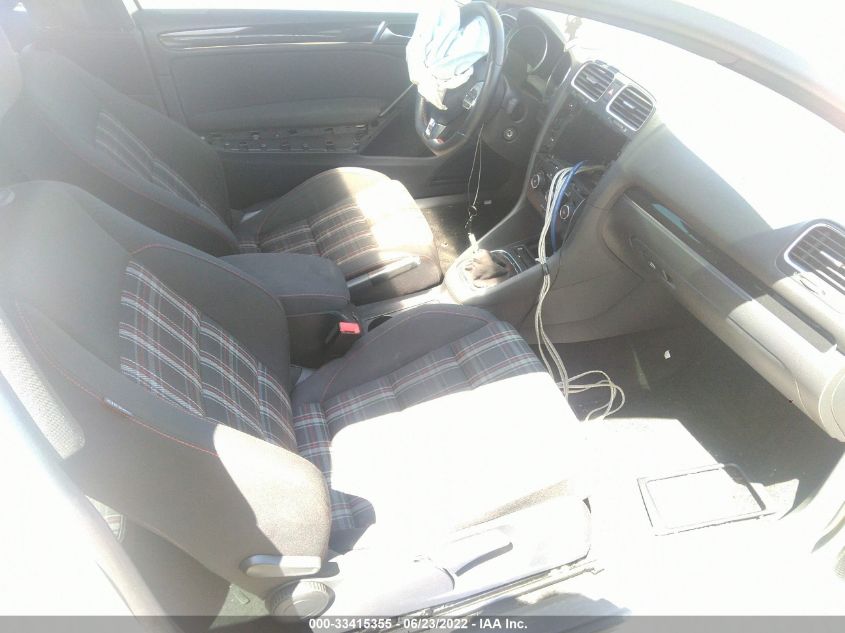 2013 VOLKSWAGEN GTI W/CONV & SUNROOF WVWED7AJ4DW123765
