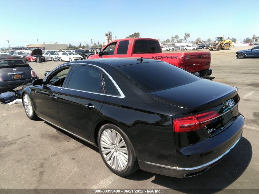 2015 AUDI A8 L 3.0T WAU3GAFDXFN009807